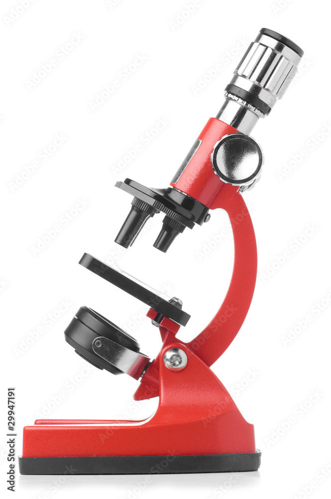 red microscope red microscope