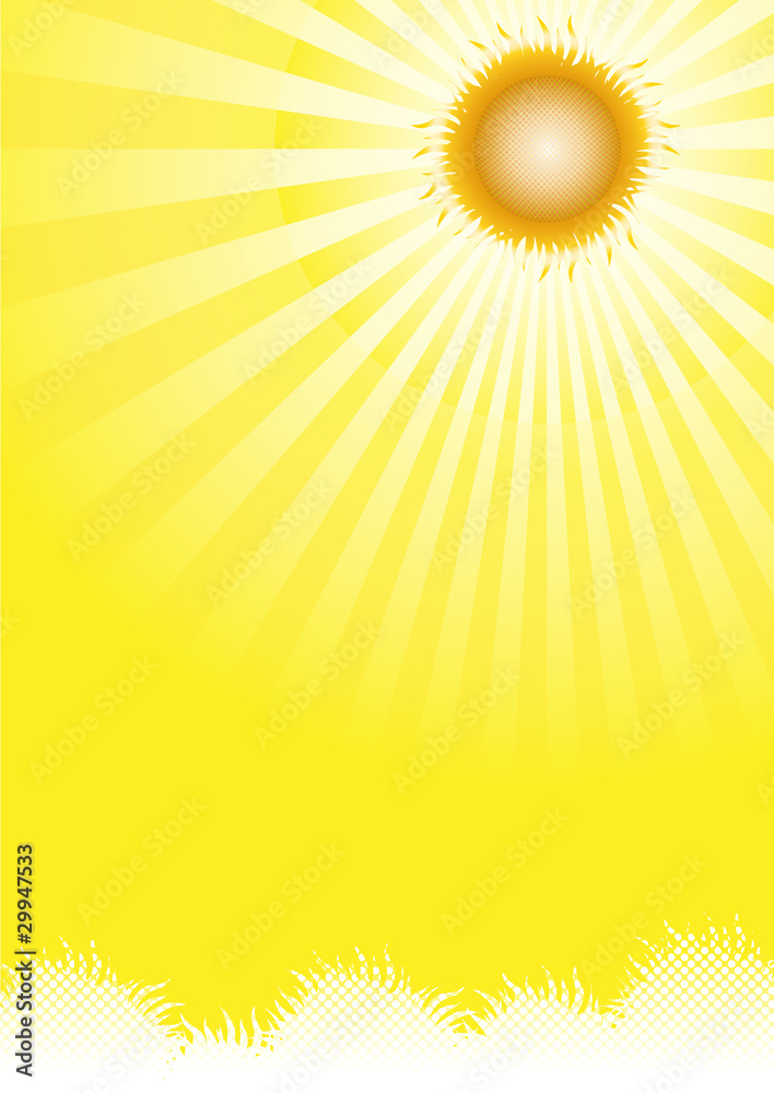 Obraz premium sunrise_sunflower_template