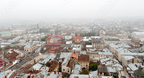 Fototapeta Naklejka Na Ścianę i Meble -  City - the top view