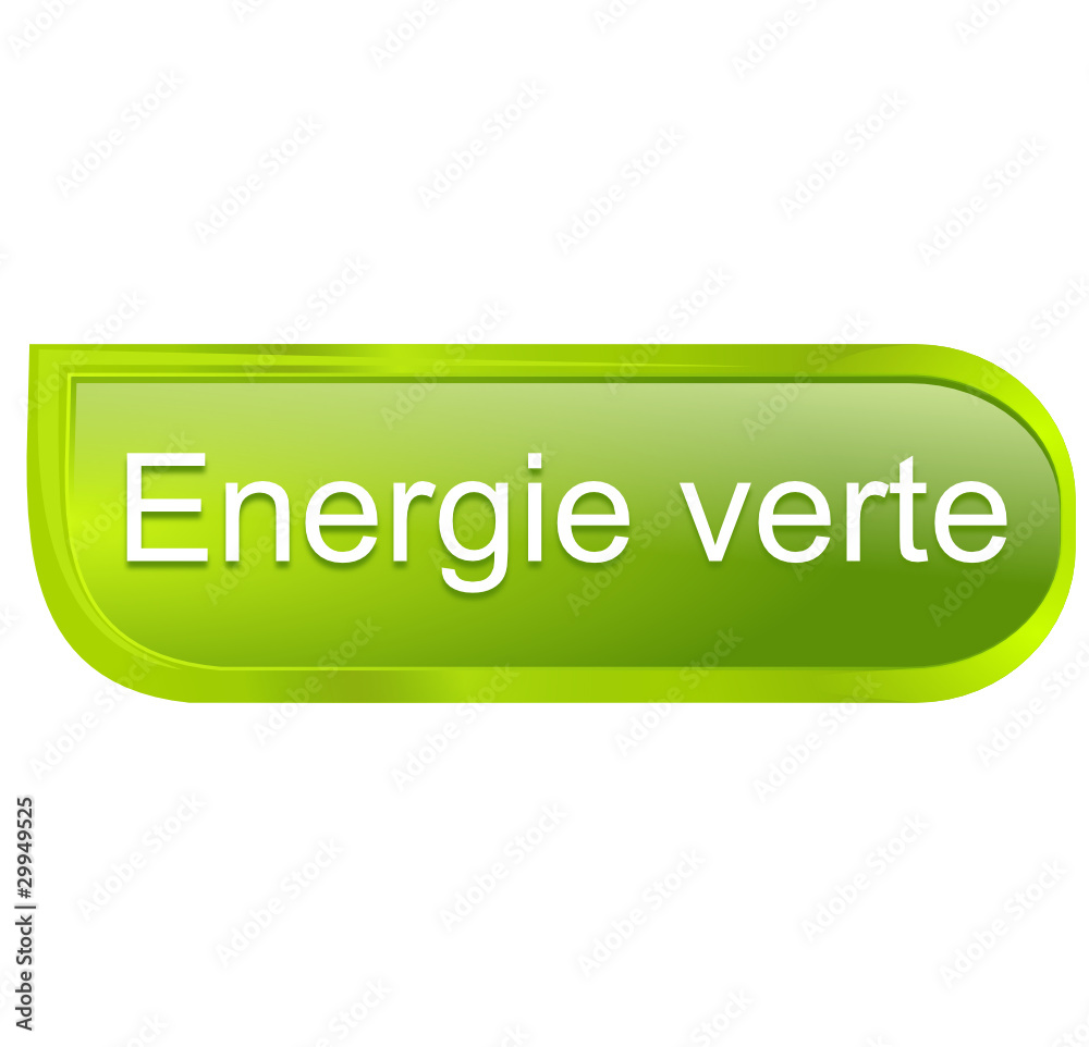 énergie verte sur bouton design vert énergie verte sur bouton design vert