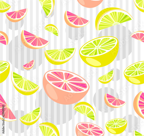 Citrus-seamless pattern