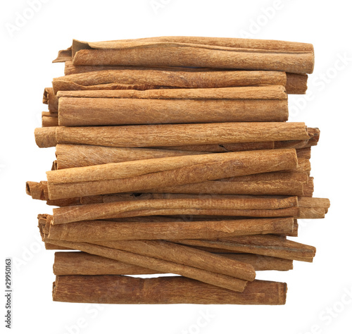 Cinnamon Sticks Isolated Fototapeta