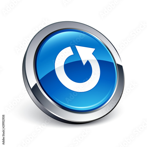 icône bouton internet rejouer