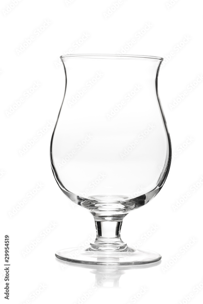 Empty glass isolated on a white background Empty glass isolated on a white background