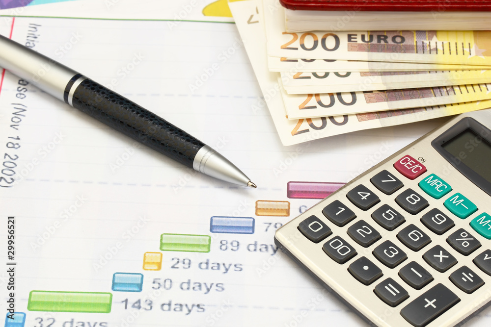 financial charts and graphs on the table financial charts and graphs on the table