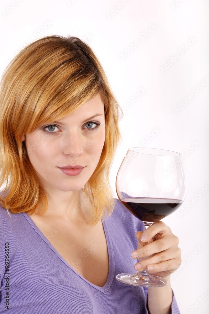 beautiful young woman enjoying wine beautiful young woman enjoying wine
