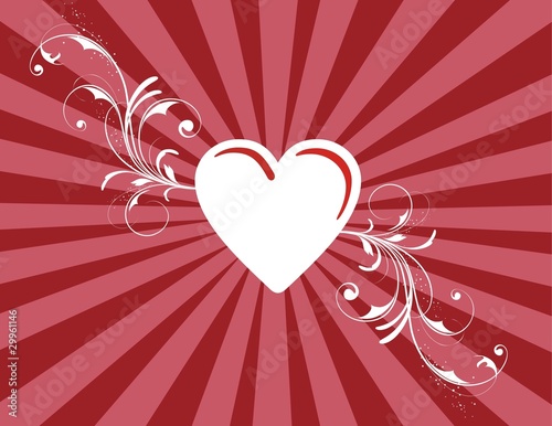 Cuore con decori per San Valentino