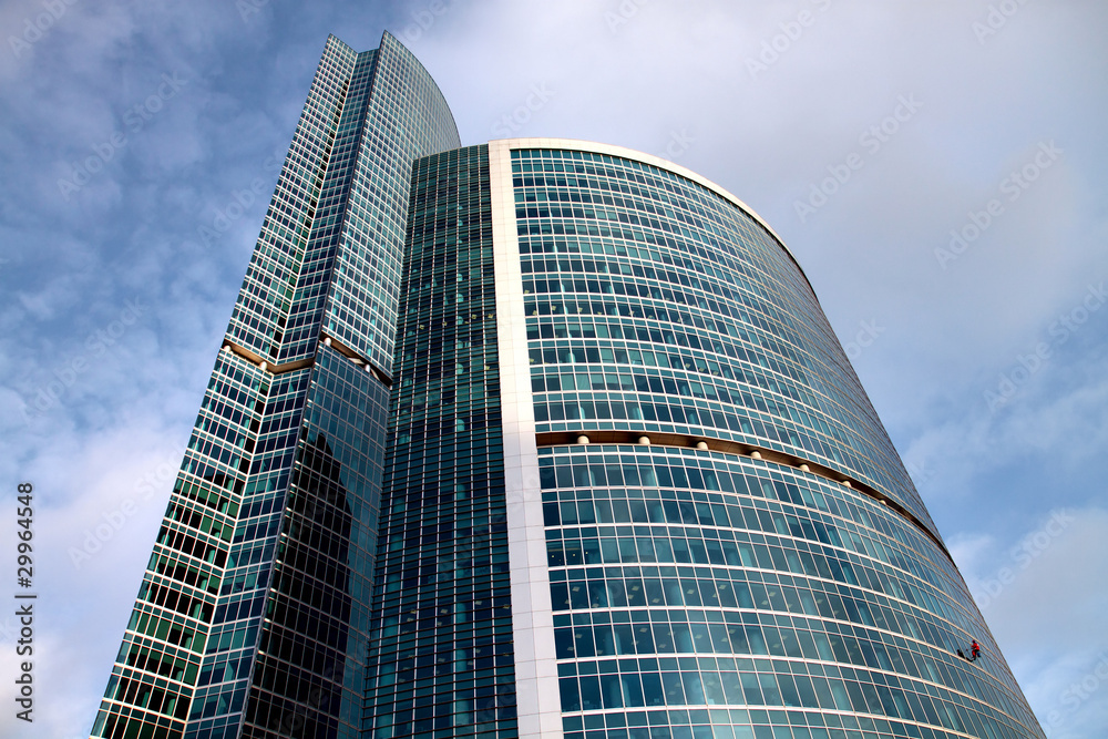 Fototapeta premium Moscow city skyscraper