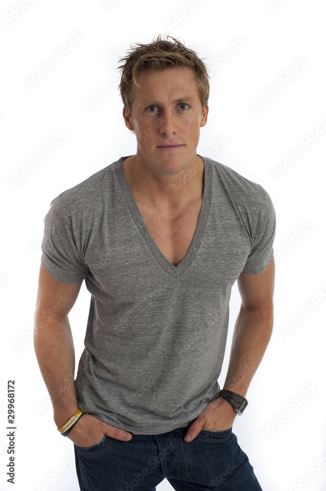 Fototapeta premium Casual young male isolated