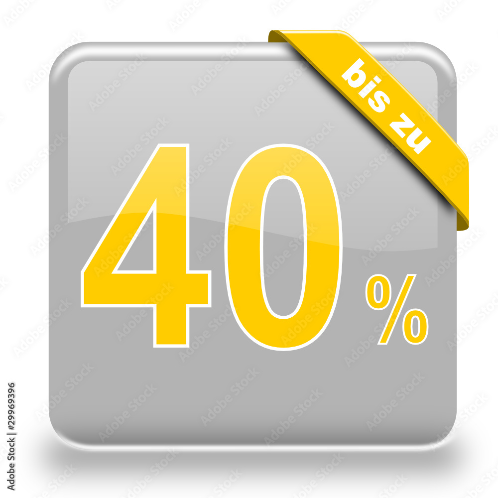 Button bis zu 40 % reduziert grau gelb Button bis zu 40 % reduziert grau gelb