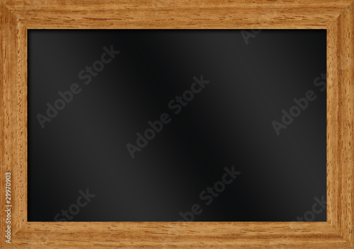 illustration blank blackboard
