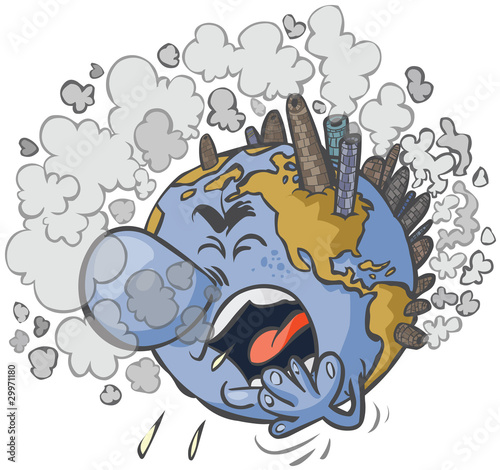 Earth having a cough