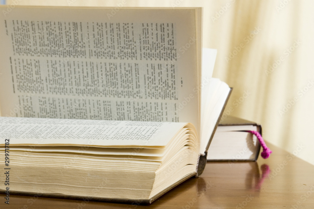 Obraz premium libros sobre la mesa