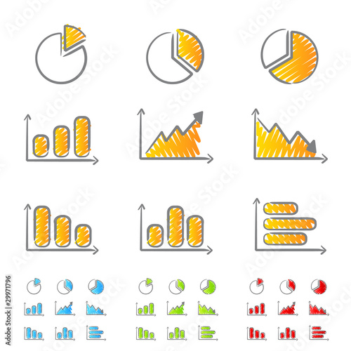 charts icons photo