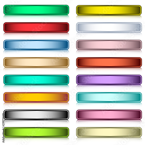 Web buttons set