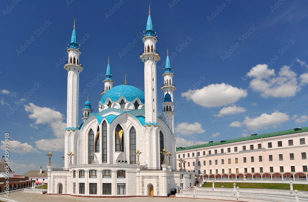 Qolsharif Mosque in Kazan Kremlin, Tatarstan, Russia