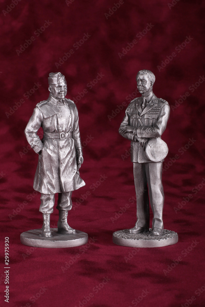 Obraz premium оловянная история Монгомери Маршал