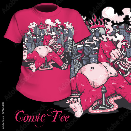 T-Shirt Print Comic