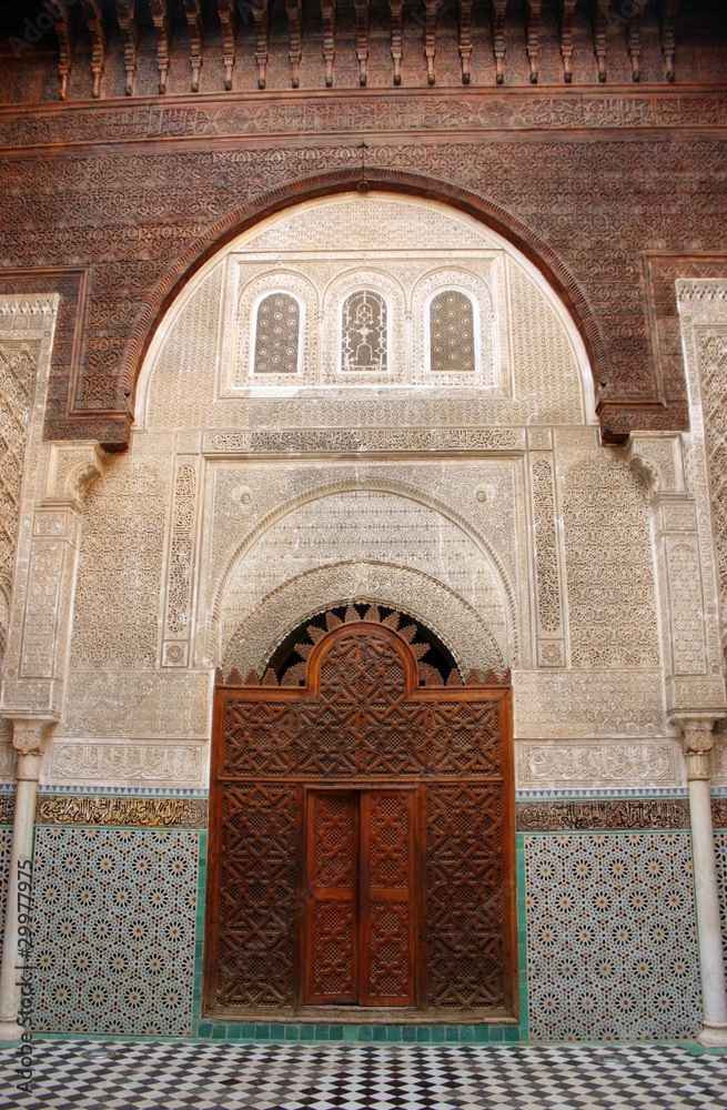La porta di una moschea marocchina