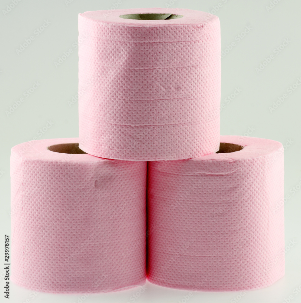 papier toilette rose Photos Adobe Stock