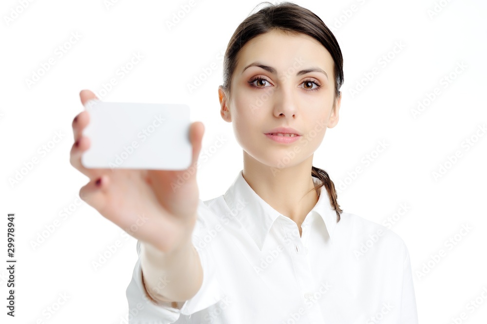 Blank business card Blank business card