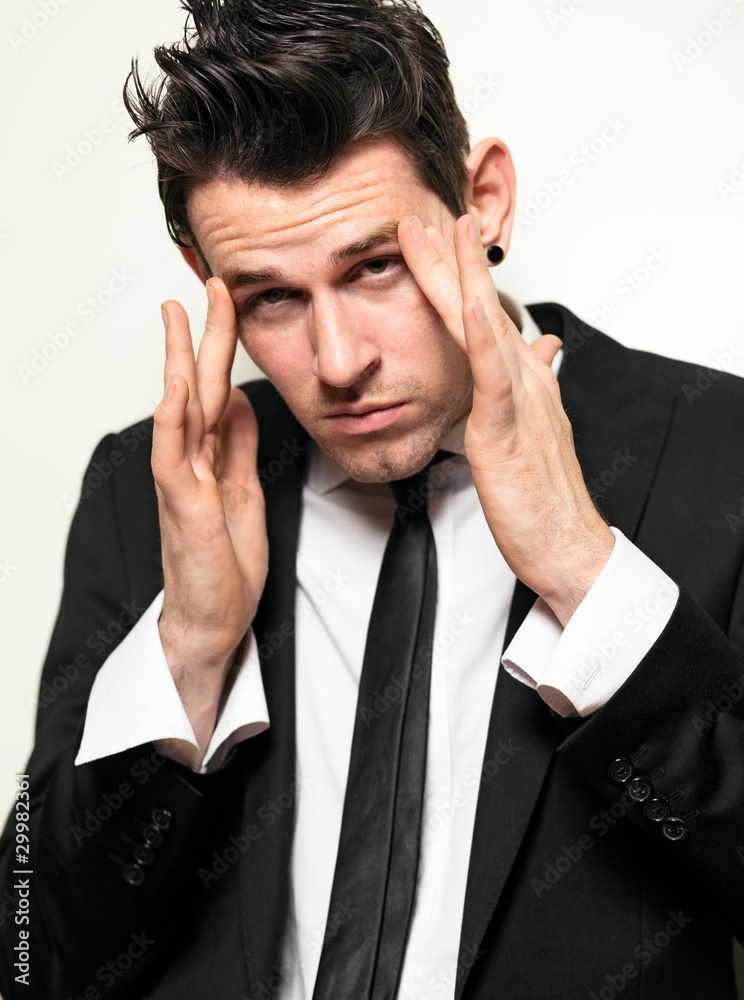 Confident young man front on shoot..Portrait of a young business Confident young man front on shoot..Portrait of a young business