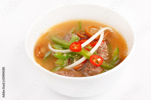 Beef noodle soup