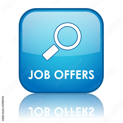 "JOB OFFERS" Web Button (vacancies search careers apply online)