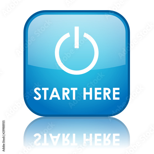 START HERE Web Button (internet power on website go click now)