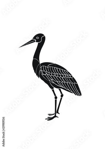 stork vector