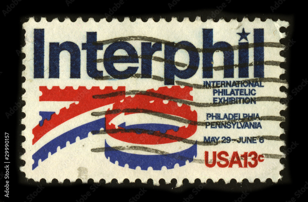 Obraz premium Postage stamp.