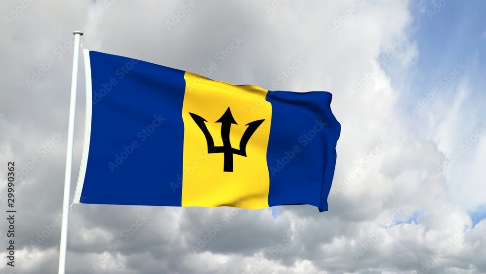 026 - Flagge von Barbados