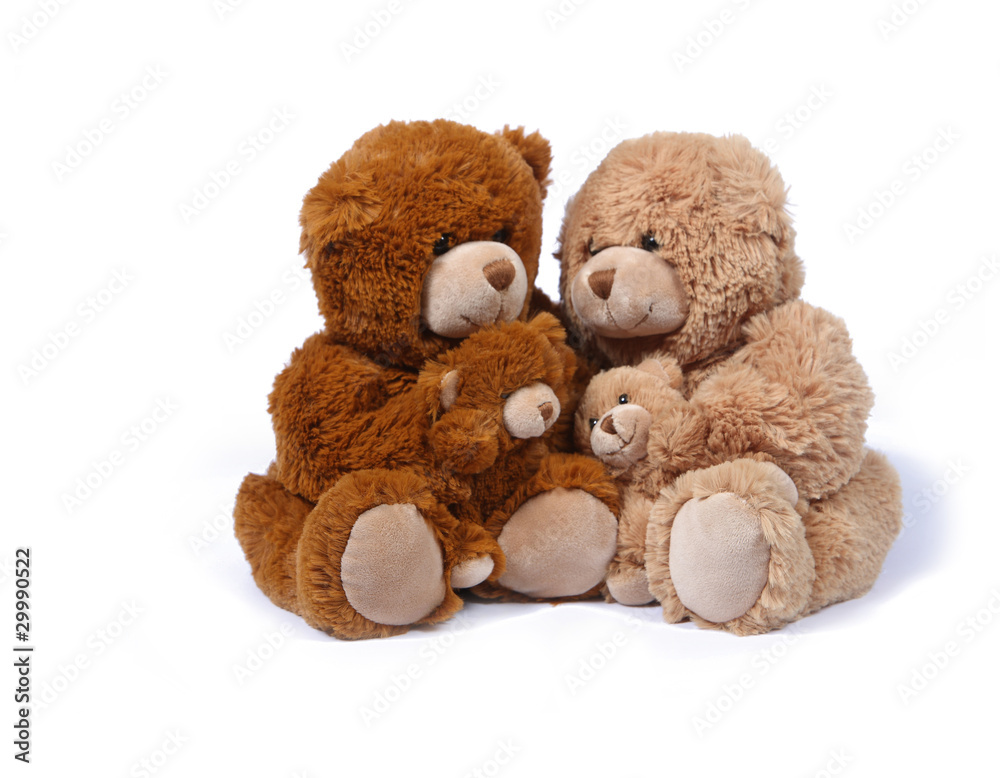 famille peluche