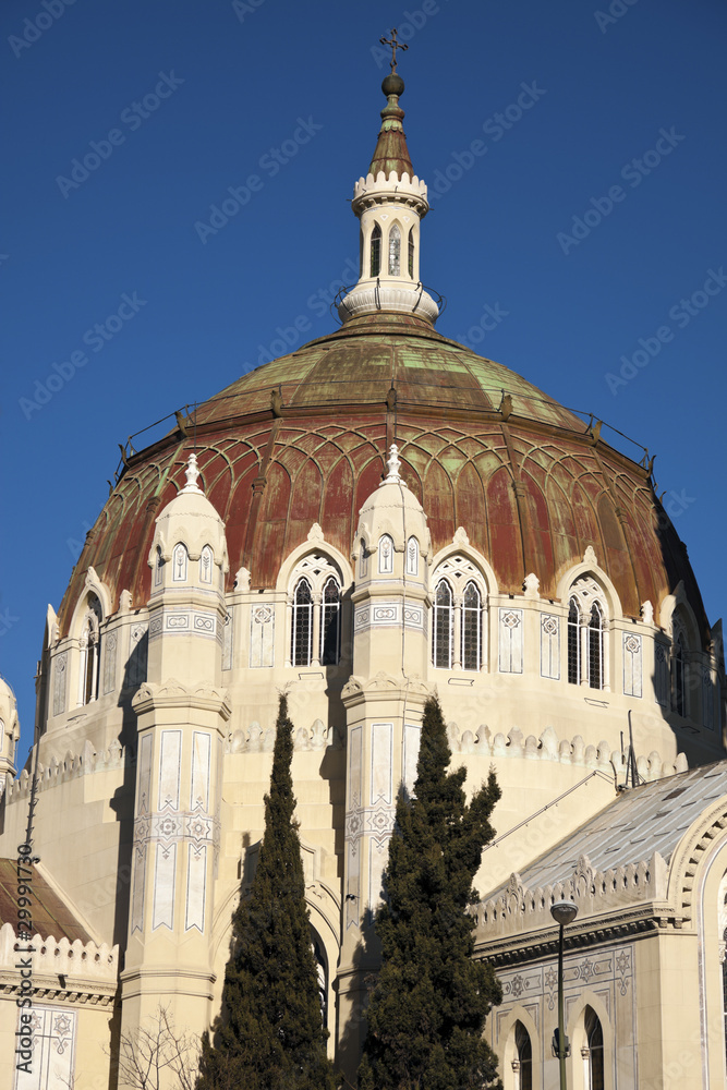 Dome of the Church in Madrid