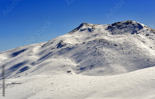 High mountains under snow in the winter © Dejan Gileski