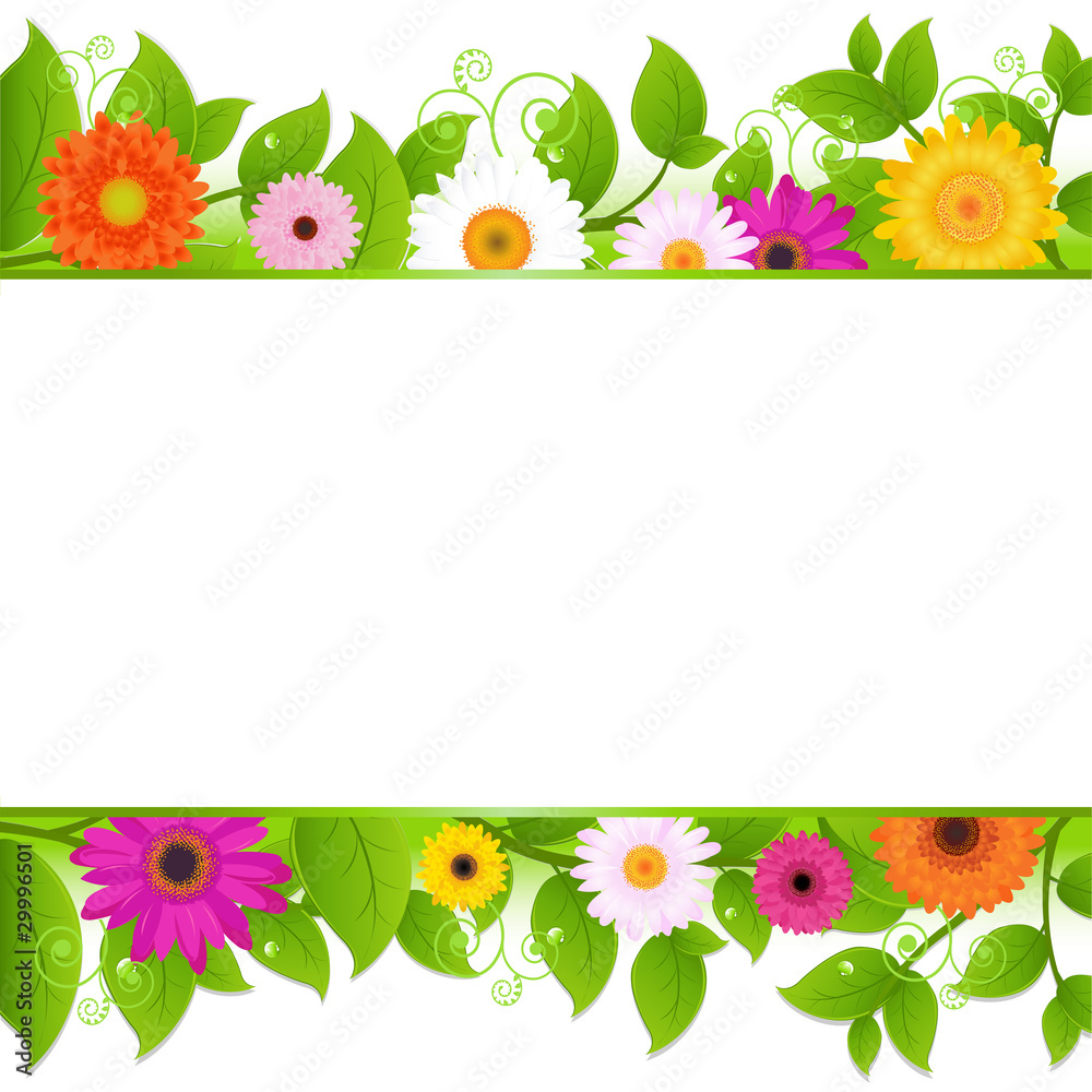 Obraz premium Flowers Background