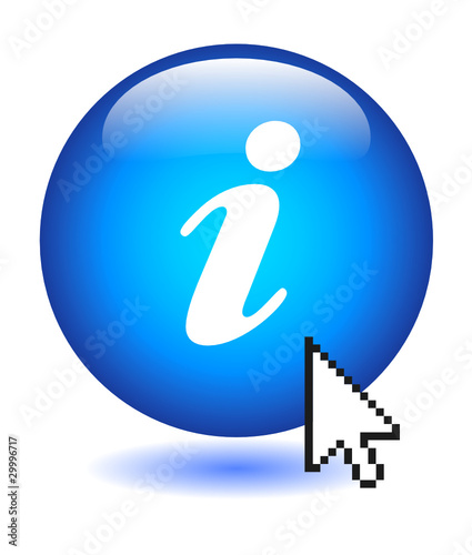 INFORMATION Button (info sign find out more about us learn web)