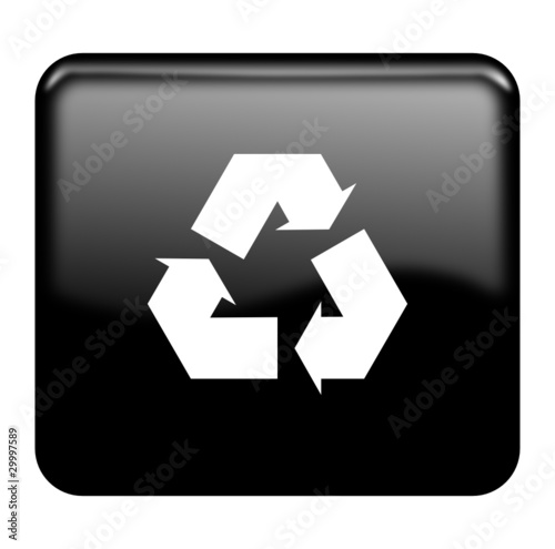 Recycle glossy icon