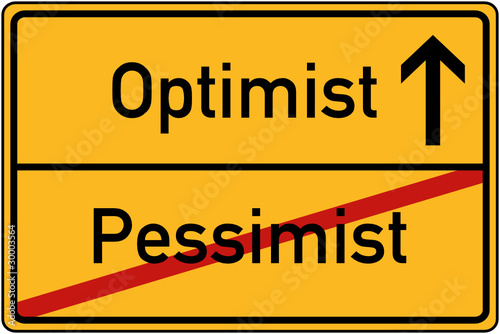 Pessimist und Optimist