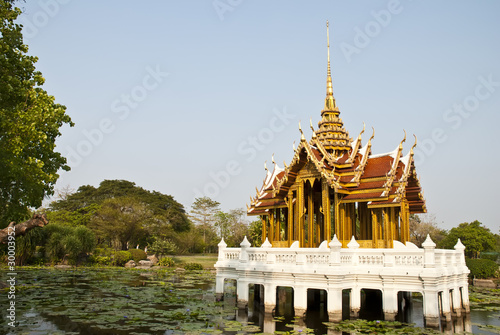 thai temple on the swamp