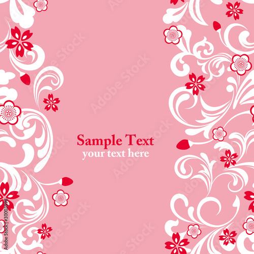 Seamless Cherry Blossoms Pattern