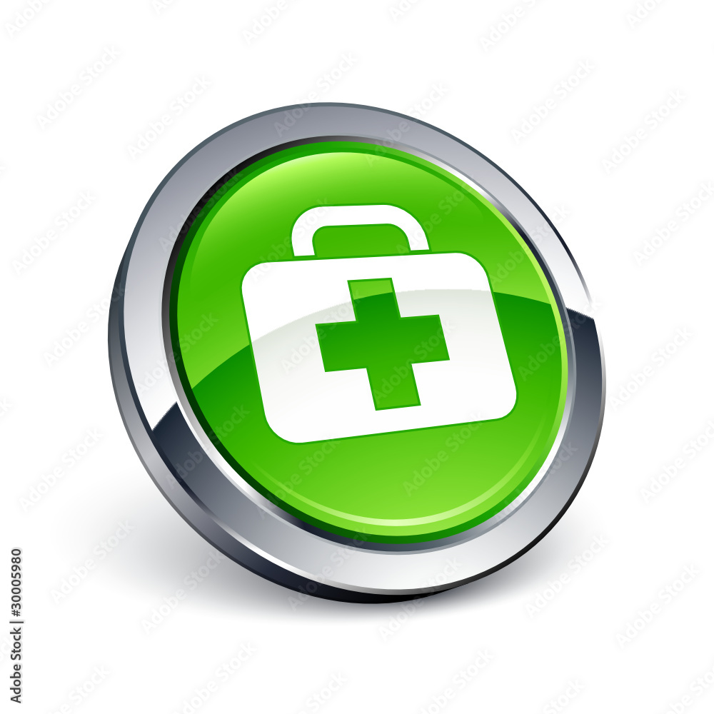 icône bouton internet santé