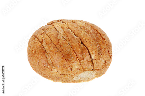 Loaf of Round Whole Grain Bread