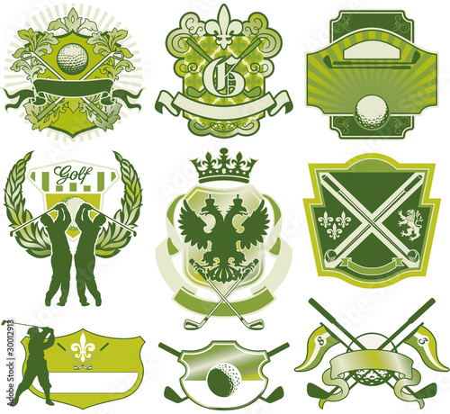 golf badges