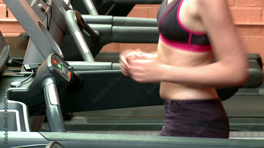 Woman in sportswear running Woman in sportswear running