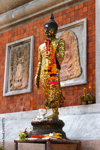 buddha and worship, Nadun, Mahasarakam. photo