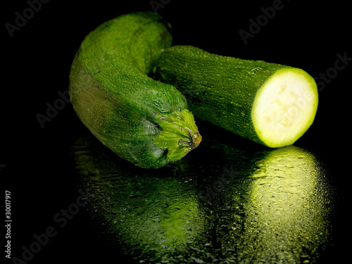 green zucchini photo