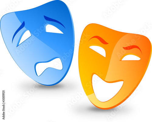 Comedy & tragedy mask
