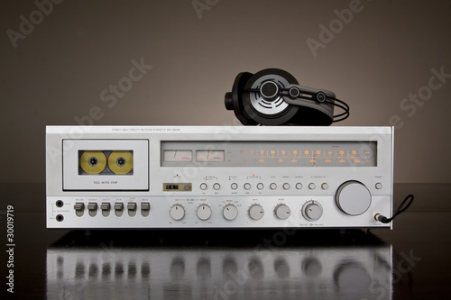 Vintage Stereo Cassette Tape Deck Recorder