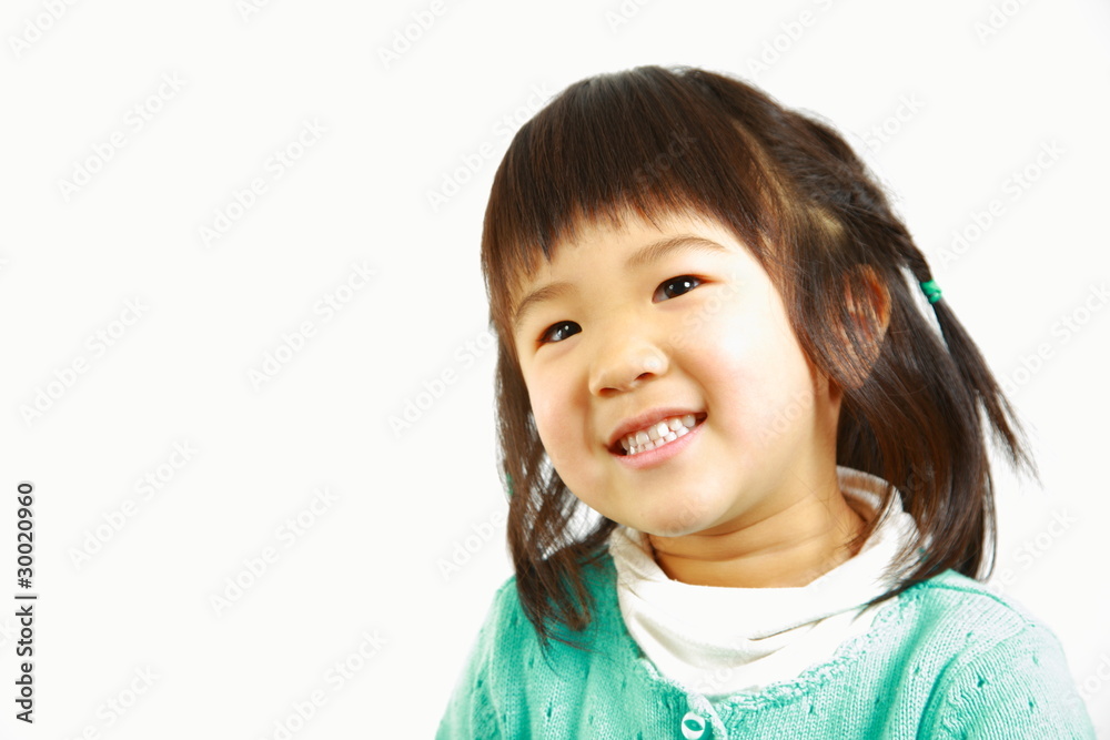 Little girl smiles Little girl smiles